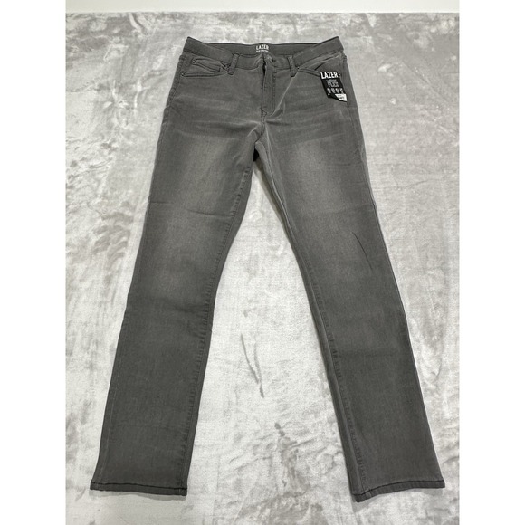 Lazer Denim - Lazer Jeans Women's Size 18 Slim Straight Stretch Gray Soft Brand New‎ With Tags